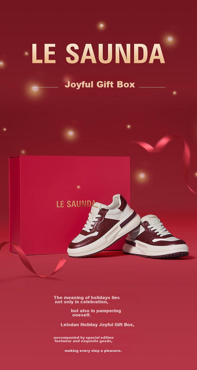 Le Saunda Zhang Yifan Same Style Thick-Soled Red And White Colorful Panda Casual Sneakers Women's Shoes 66503 Anke La Red BOL35 1