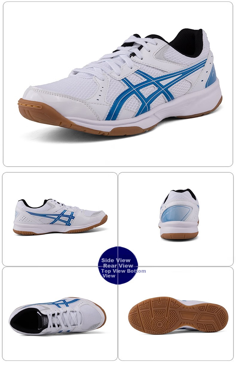 Asics Table Tennis Shoes Badminton Shoes Indoor Comprehensive Zhu Lu Series 1053A034 1053A034-106 37 13