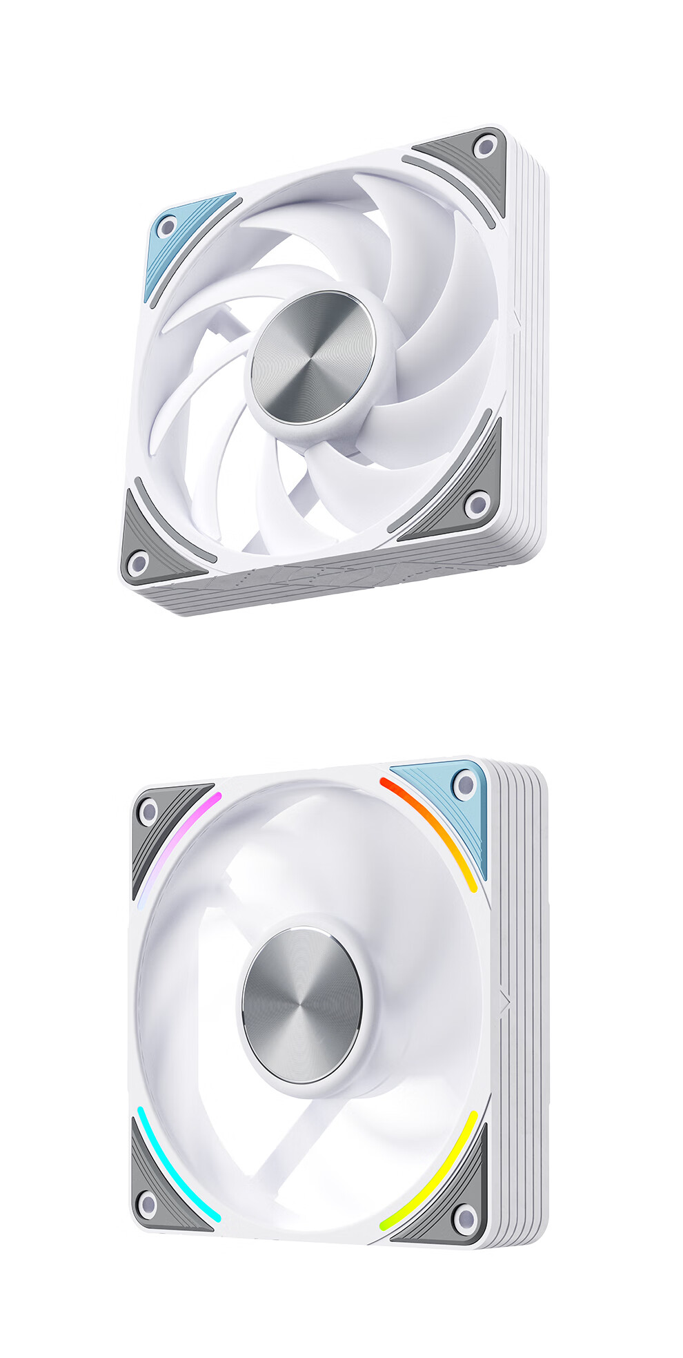 Segotep EX-120 Black LCP High-Speed Performance Fan (12cm FDB Bearing, 5V ARGB LED Lighting, 4pin Temperature-Controlled Silent Case Fan) 1