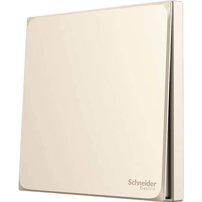 Schneider Single-Pole Double-Throw Switch, 86-Type Concealed Installation, Single Switch, Haocheng Series, Gold Color