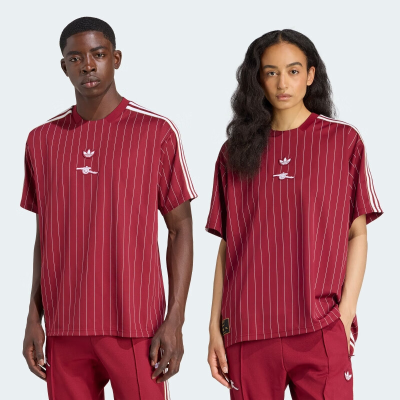 Adidas Unisex Football Series AFC ICON JSY Arsenal Retro Cultural Shirt Short Sleeve KB6427 Red XL 5