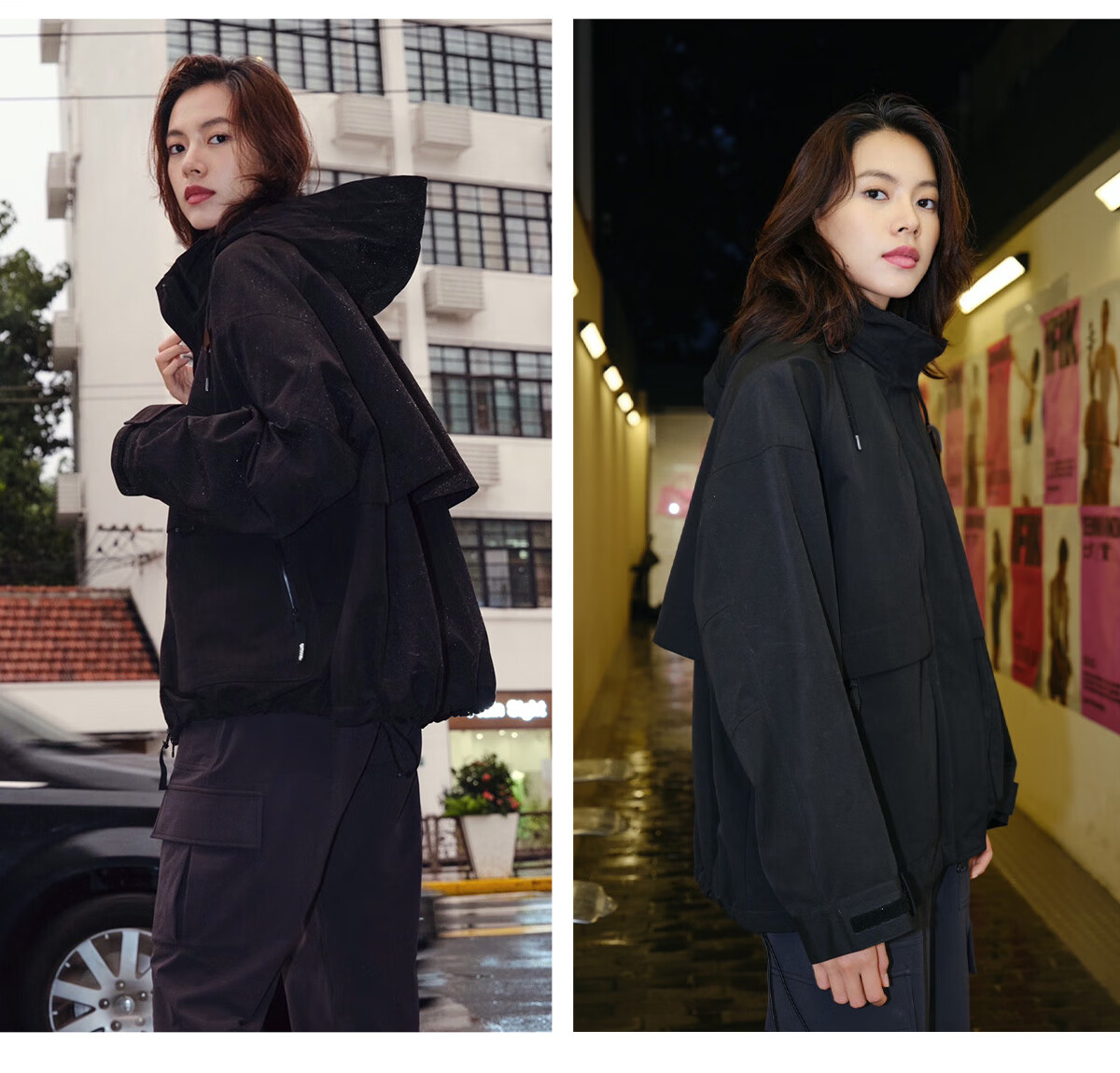 OUTDOOR PRODUCTS [Huangmeirou] Functional Three-In Fleece Jacket for Women, Windproof Coat, China Red 15