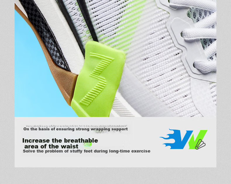 361° Men's Badminton Shoes, Zhansheng PRO Professional Shock-Absorbing Non-Slip Wear-Resistant Training Shoes for Men, 672524402-1 10