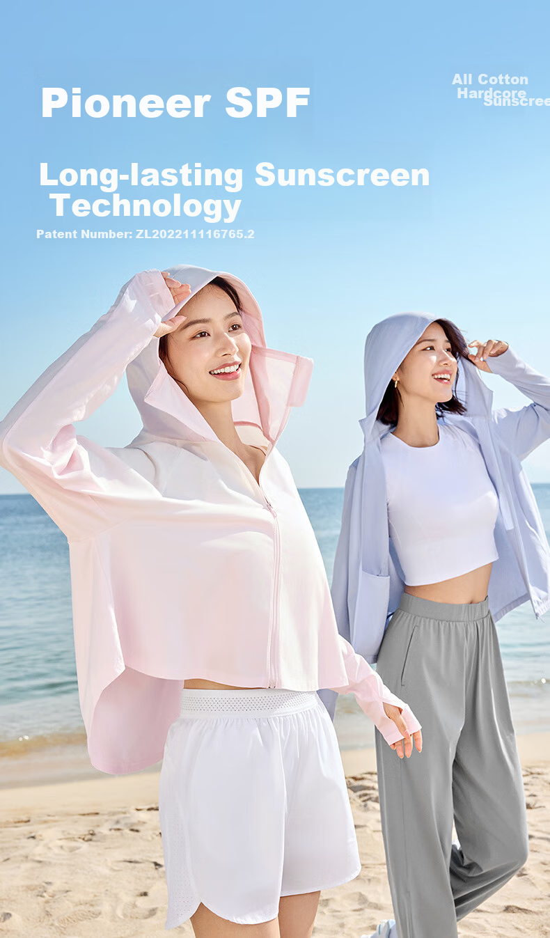 PurCotton Sun Protection Jacket [Knitted Breathable Cool-Feeling] Men's And Women's Sun Protection Clothing Couple Outerwear 4