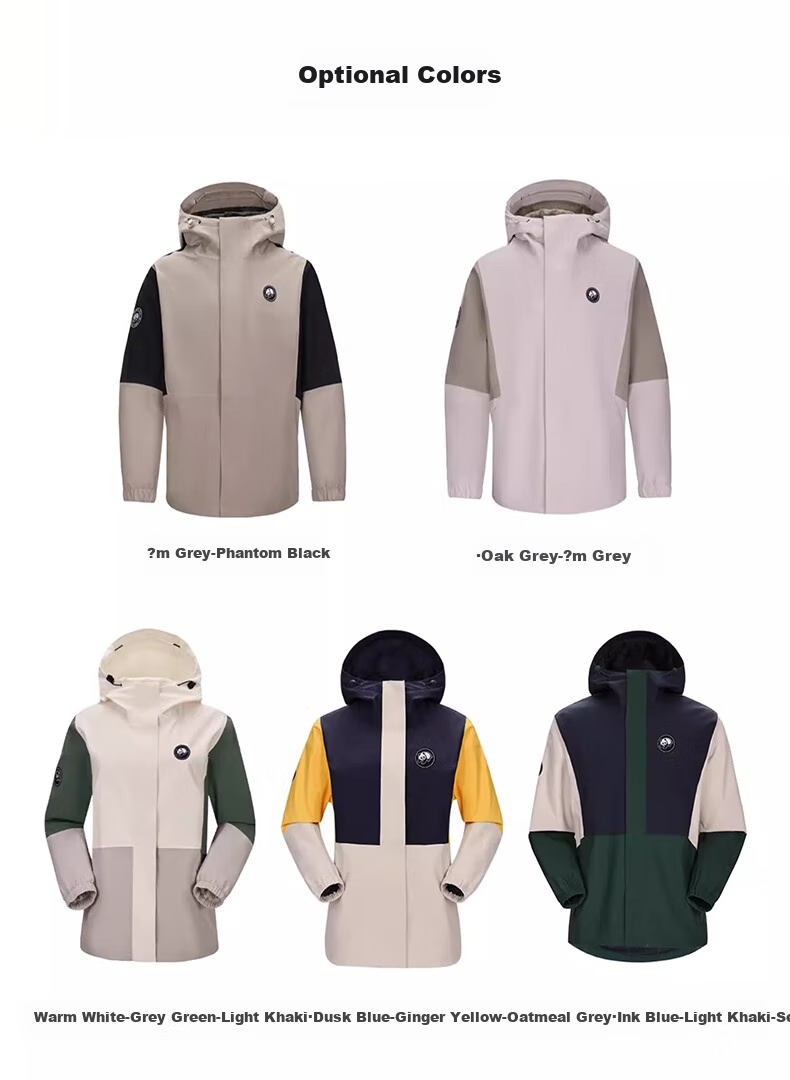 CAMEL Panda Three-Proof Windbreaker Jacket for Men And Women, Single Layer Spring And Autumn Coat, New Waterproof And Windproof Outdoor Hiking And Trekking Wear 20
