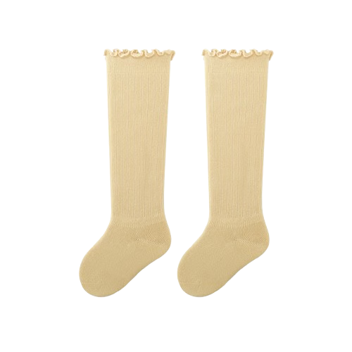 JOYNCLEON Baby Knee-High Socks, Infant Socks for Spring And Autumn, 0-3 Months Newborn Over-Knee Cotton Socks Jyf201006