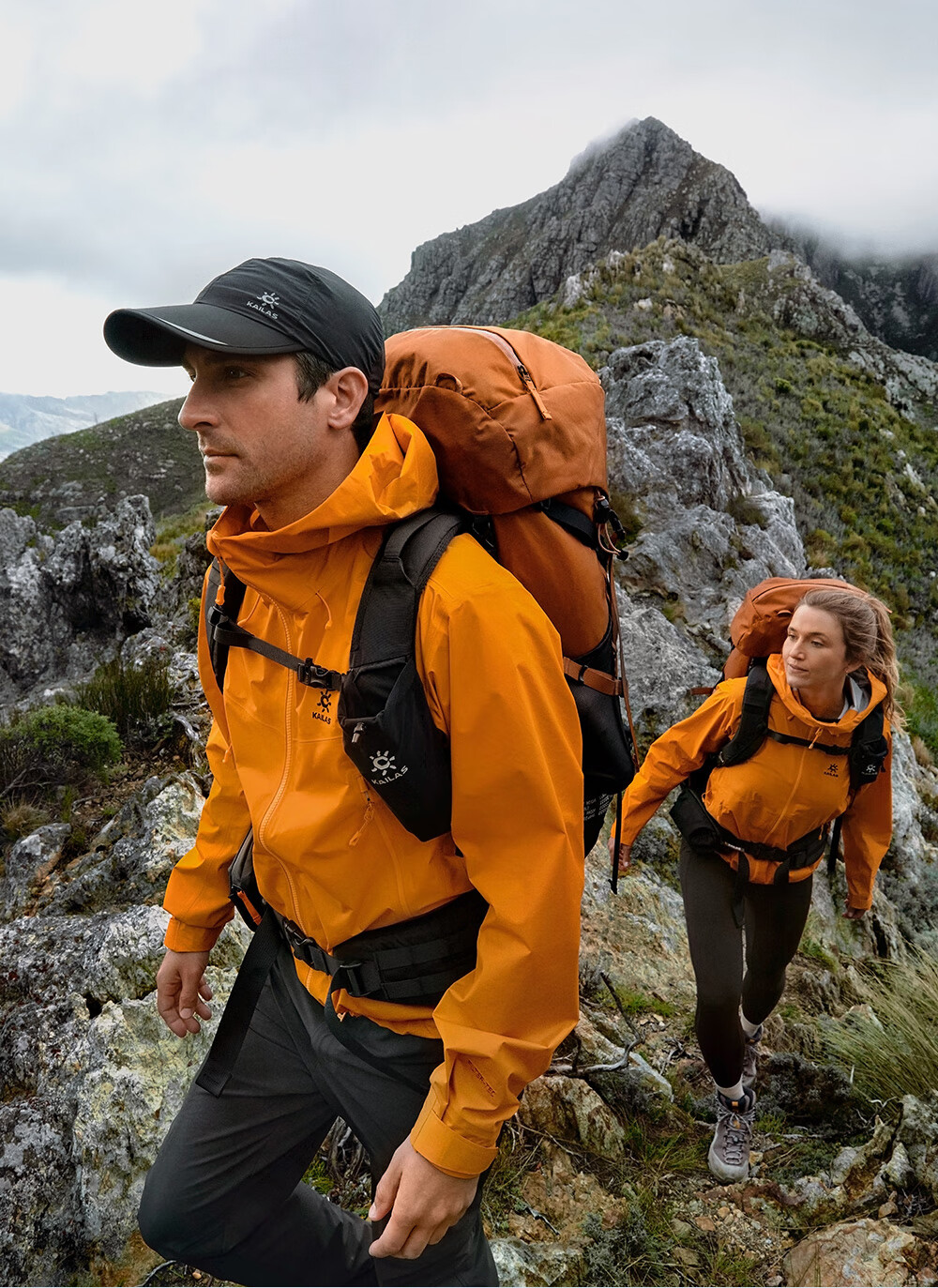 KAILAS Boge Da LT Hard Shell Jacket for Men And Women, 3L Waterproof Windproof Outdoor Hiking Mountaineering Coat 1