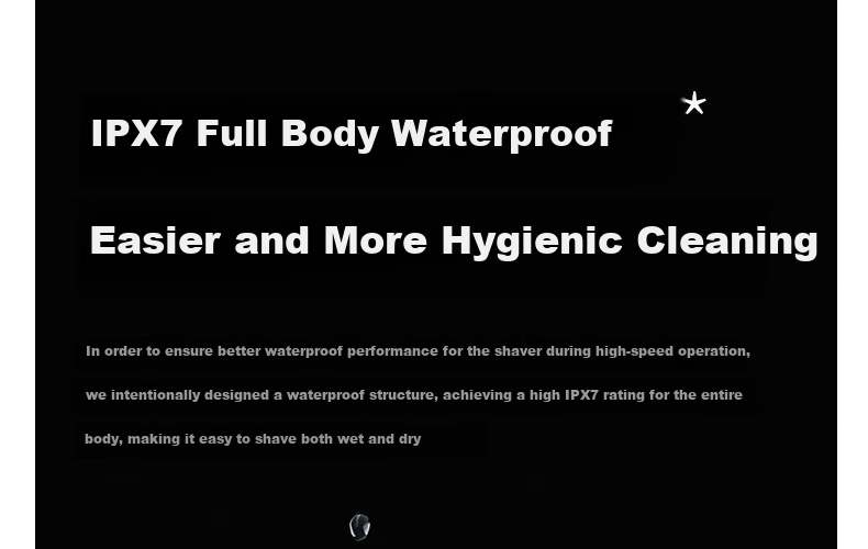 FLYCO F005 Electric Shaver Men's Electric Reciprocating Razor Full Body Washable Portable Birthday Gift for Boyfriend Husband Father Starry Gray 32