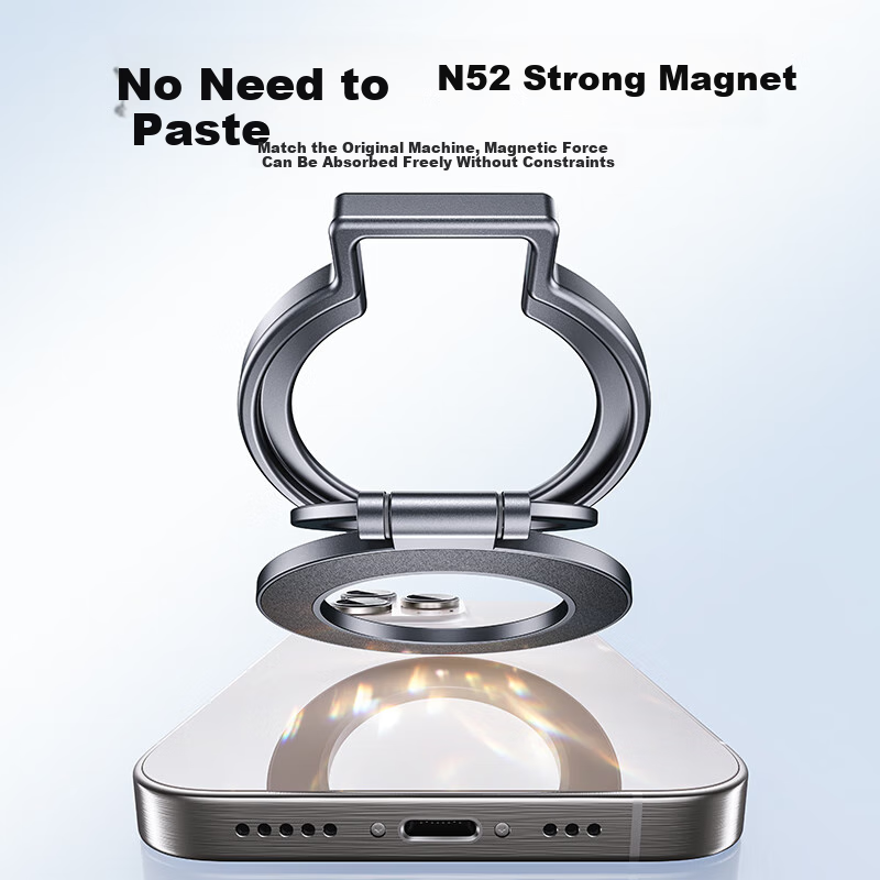 Магнитный держатель для телефона THE TREE MagSafe, складной, ультратонкий, портативный, из алюминиевого сплава, для настольного использования, 360° вращение