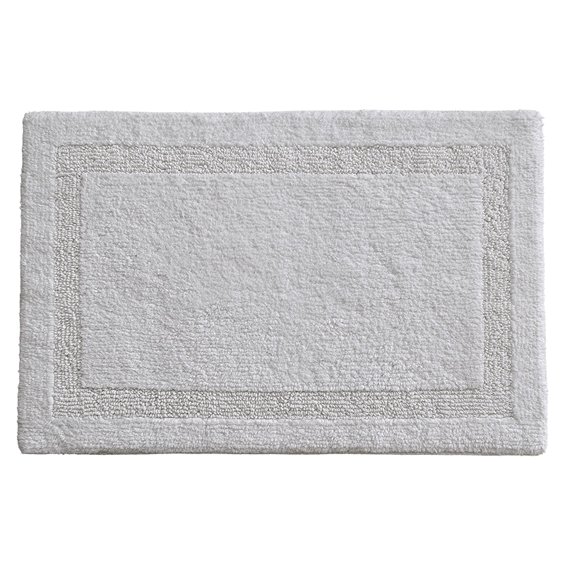 Boneng Bathroom Mat, Pure Cotton Hotel Towel, Entrance Absorbent Mat, Toilet Pad, Bathroom Foot Mat, 40x60cm