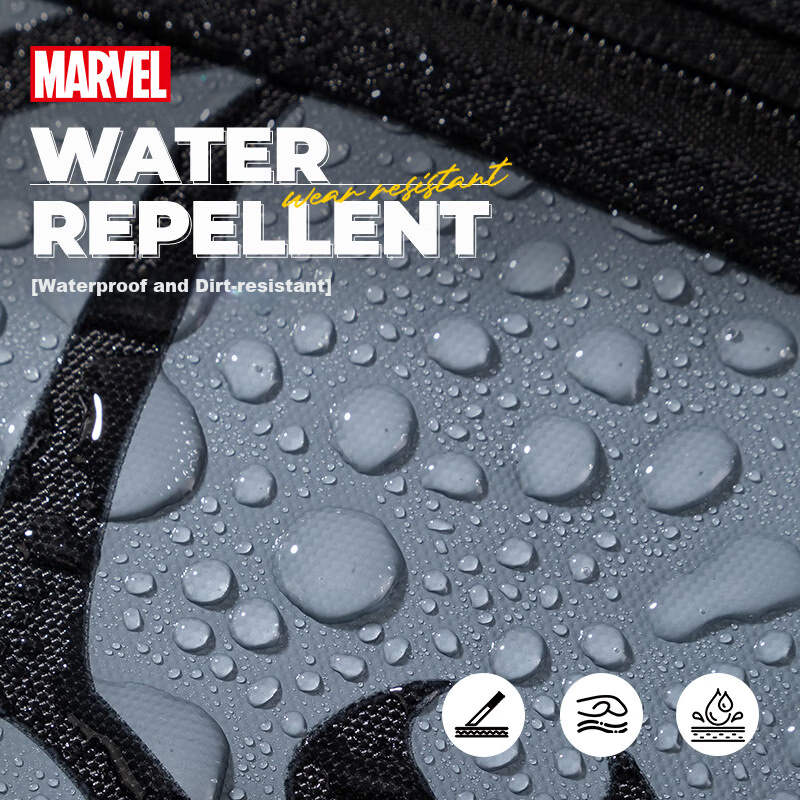 Disney Backpack for Middle And High School Boys, Large Capacity Water-Resistant Double Shoulder Bag for Students' School And Outdoor Activities, Captain America