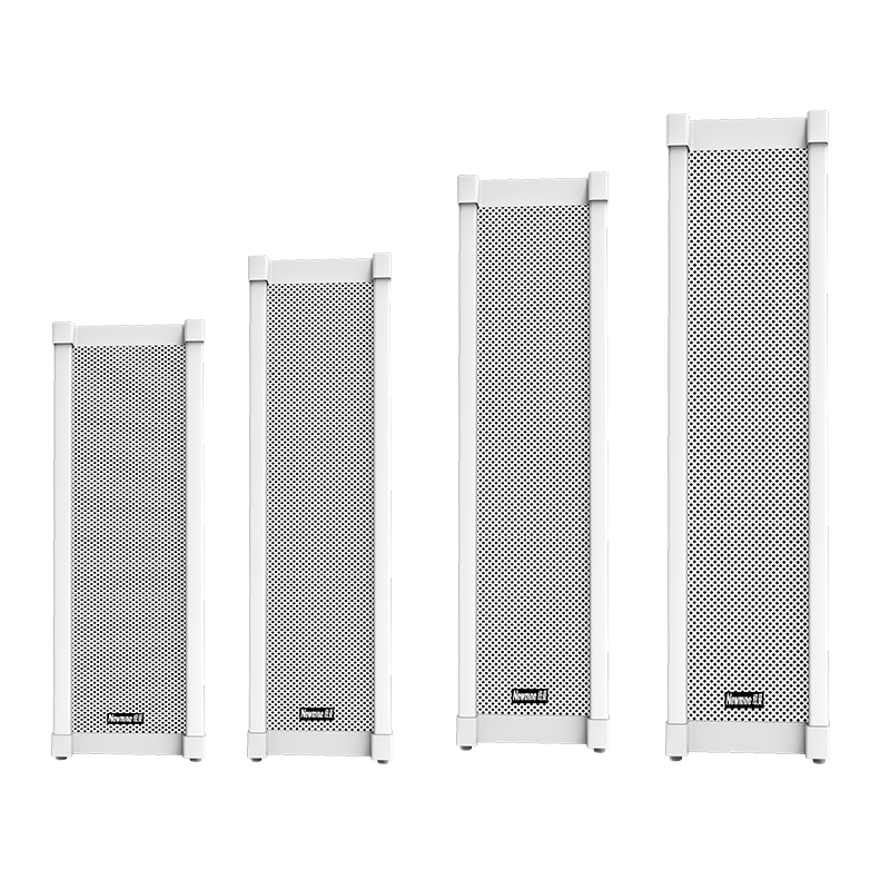Newmine Outdoor Waterproof Column Speaker, Outdoor Constant Voltage Wall-Mounted Speaker, School Broadcast Loudspeaker, QB-520, 40W