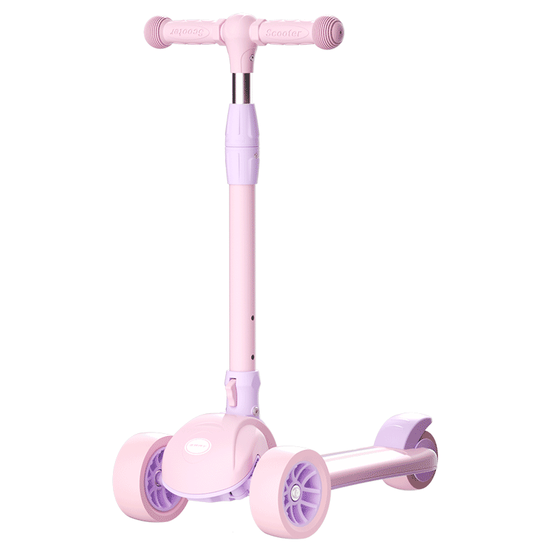 SWAY Scooter for Children Aged 3-6 Anti-Rollover Foldable Flashing Wheel Kick Scooter for Young Kids