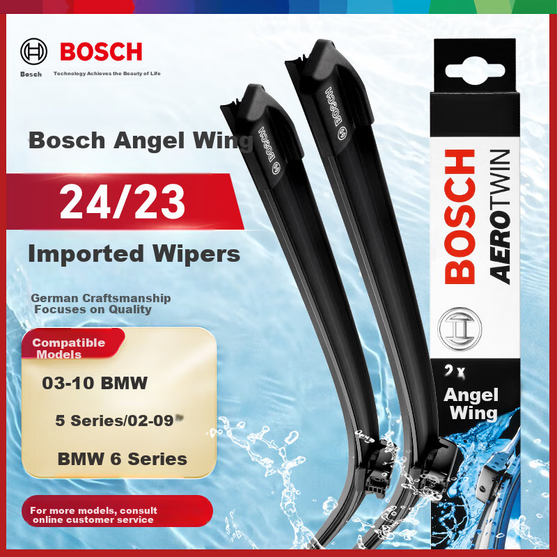 BOSCH Shenyi Original Imported Windshield Wipers, Compatible with BMW 5 Series 2003-2010 / BMW 6 Series 2002-2009