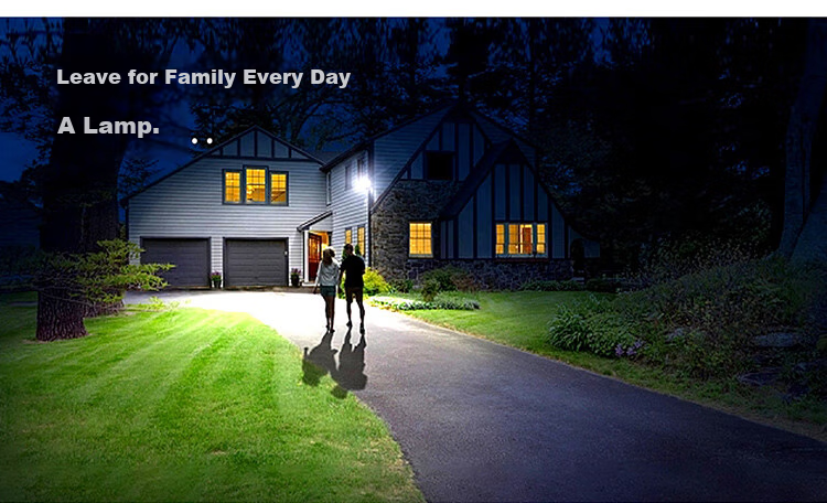 Intelamp Solar-Powered Motion Sensor Light, Garden Lighting, Home Outdoor Light, Waterproof Villa Gate Light, New Wall Lamp, Bright Street Light 1