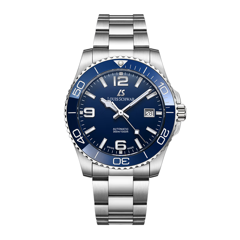 LOUIS SCHWAB Swiss Brand SW-200 Original Movement, Imported Fully Automatic Men's Mechanical Watch, Birthday Gift