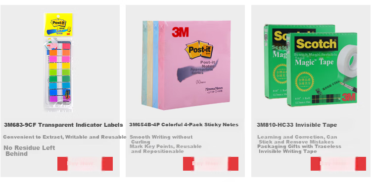 3M Scotch Tape, High-Efficiency Strong Transparent Tape, 500-QS, 18mm×15m, 8 Rolls 2