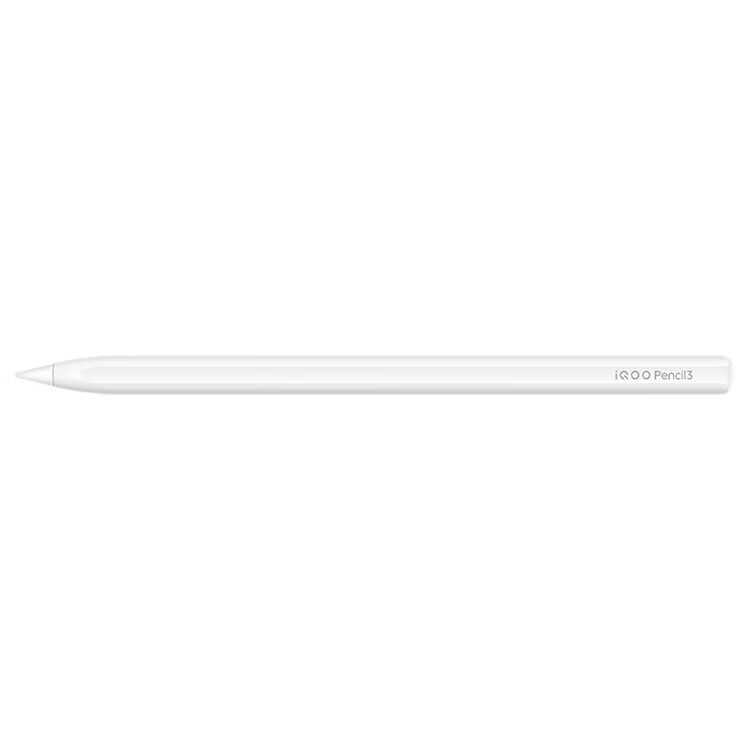 IQOO Pencil3 Pearl White Ultra-Low Latency 15+ Hours Battery Life Magnetic Wireless Charging [Compatible with IQOO Pad5 Series Tablets]