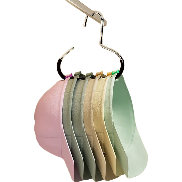 Jialifang Hat Round Ring Hanger Storage, Home Hat Rack, Dormitory Cabinet Underwear Hanger, Bag And Hat Organizer, White, 3-Pack