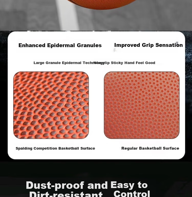 SPALDING Basketball, Size 7, Standard PU Material, Non-Slip And Wear-Resistant, Suitable for Indoor And Outdoor Use, Adult Basketball, 77-780Y 3