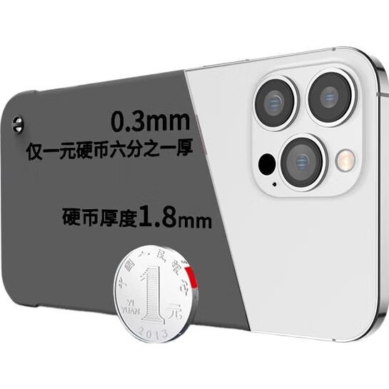 POZZO Чехол-накладка для iPhone 13 Pro Max, ультратонкий, матовый, черный