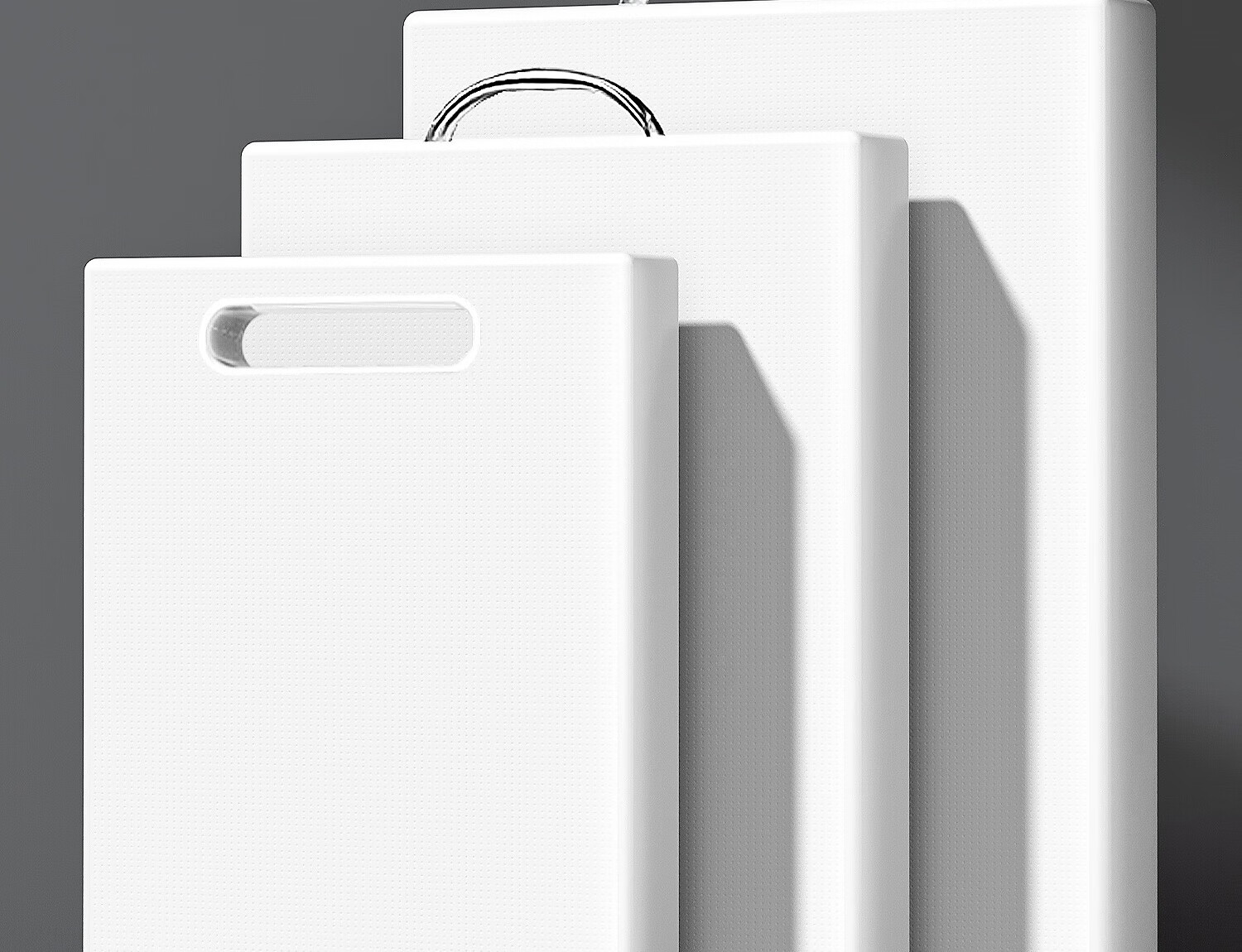 Momi Premium PE Plastic Cutting Board Round Anti-Mold Thickened Chopping Board for Meat and Cooked Food Household Use 4
