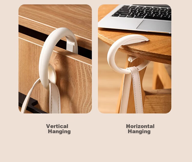 KATEI STORY Hook, Bedside, Movable, Student Dormitory, ABS Material, No-Nail Installation, Weight Capacity 5kg, Backpack Hanger 9