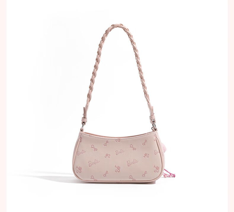 Barbie Women's Underarm Bag High-End Niche Crescent Shoulder Bag 2026 New Bestie Birthday Valentine's Gift 12