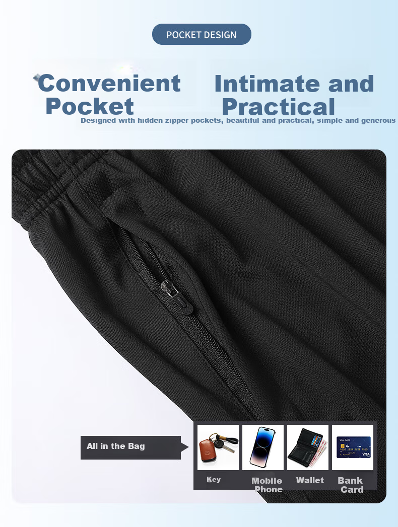 BURUITE Men's Summer Sports Pants Ice Silk Quick-Dry Lightweight Casual Fitness Running Loose Cropped Woven Pants for Physical Exam 3