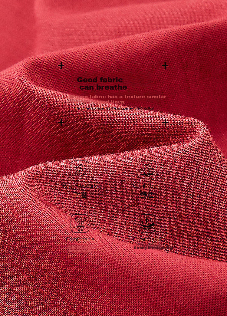 Demana Little Rose Summer V-Neck Cotton Linen Blend Shirt with Puff Sleeves and Side Slits Women's Top 6