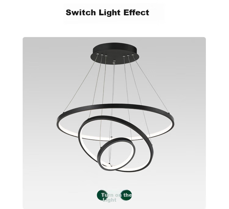 NVC Pendant Light, Modern And Simple Bar Lamp, Nordic Style Chandelier, 85W White Intelligent Full Spectrum 11