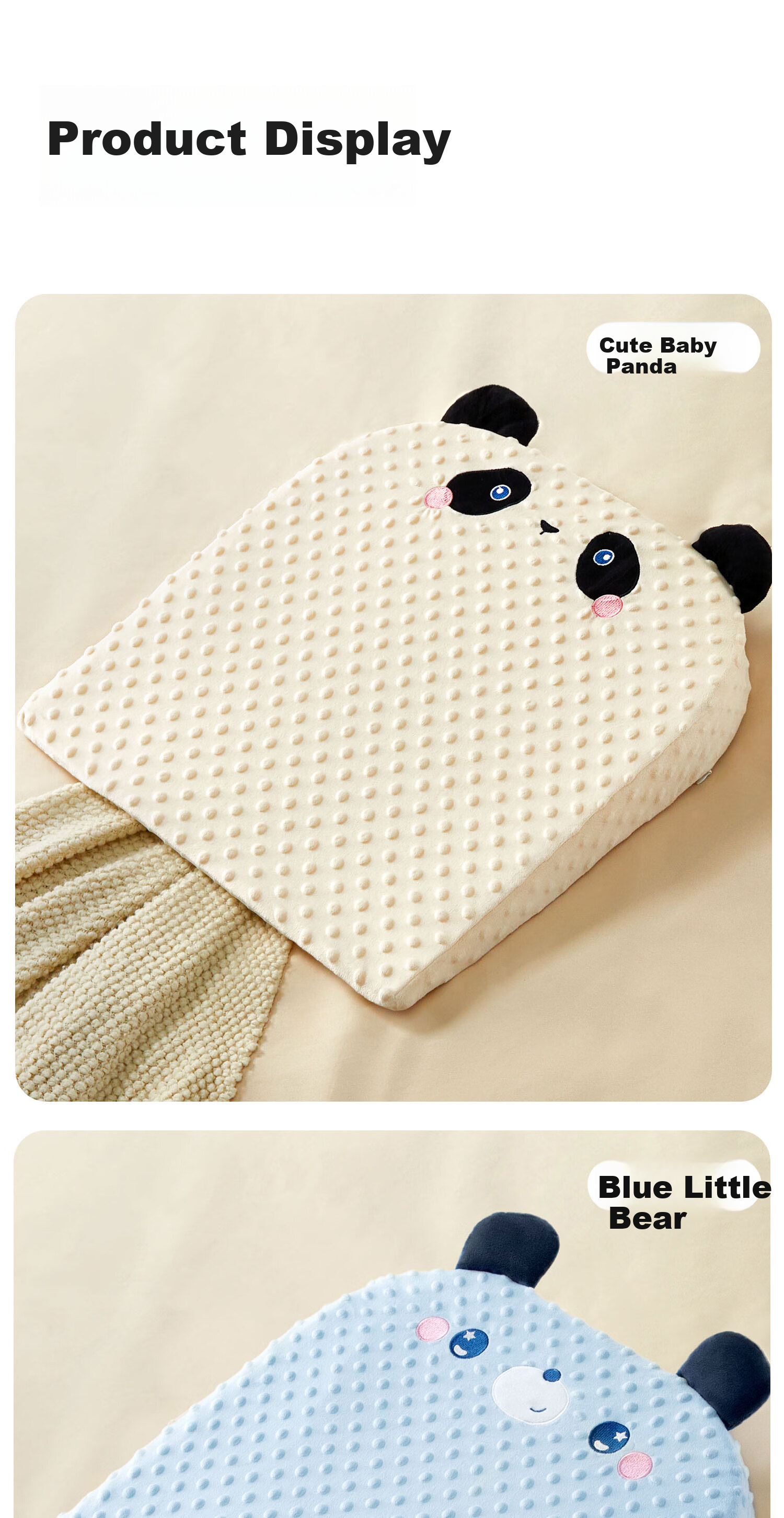 Moertu Baby Anti-Reflux Ramp Pad, Feeding Ramp Pillow, Newborn Anti-Spill, Anti-Choke, Anti-Colic Lying Feeding Aid 10