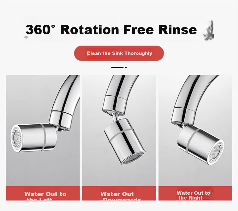 Bangke Kitchen Faucet with Hot And Cold Water, Double Temperature Sink Tap for Washing Dishes And Vegetables, Anti-Splash Washbasin Faucet B-LT001 5