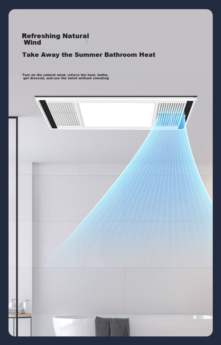 Midea Wind And Heat Bathroom Heater Iron Man Series Warm Air Lighting Exhaust Integrated Ventilation Fan G2 7