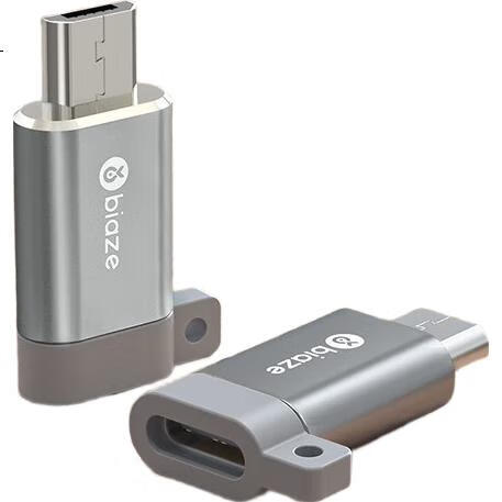 Переходник BIAZE Type-C на Micro USB OTG, конвертер данных USB-C для Android
