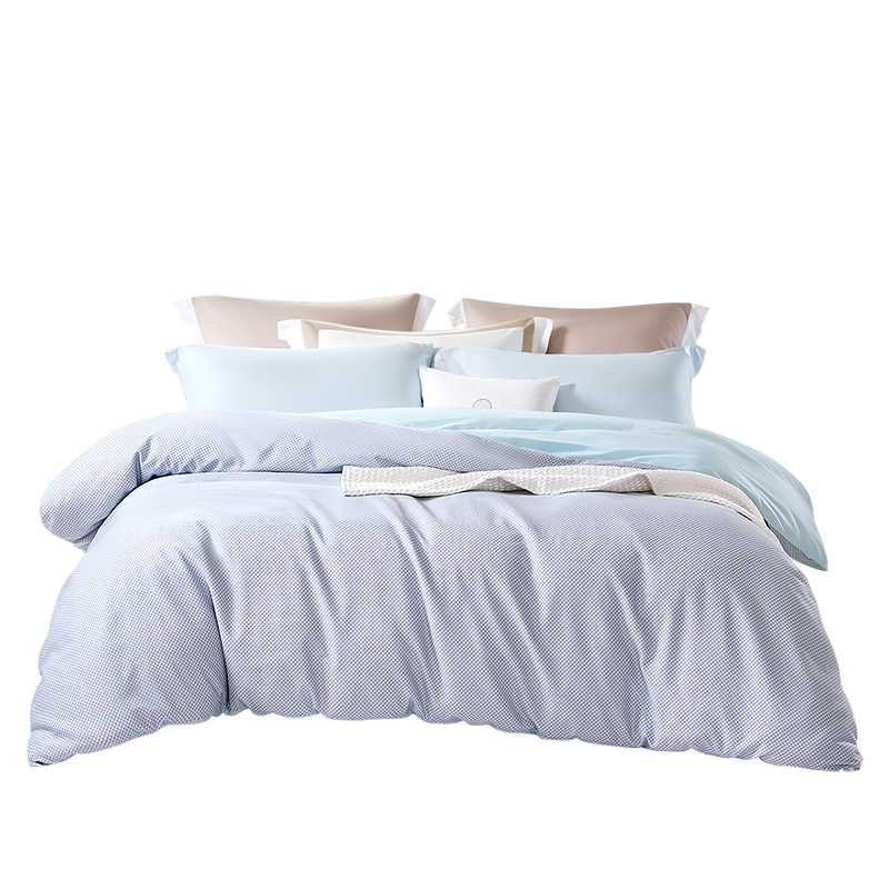 FUANNA Single Duvet Cover, 100% Pure Cotton Duvet Cover, Single Piece All-Cotton Quilt Cover, King Size, 230*229cm, Star Dream