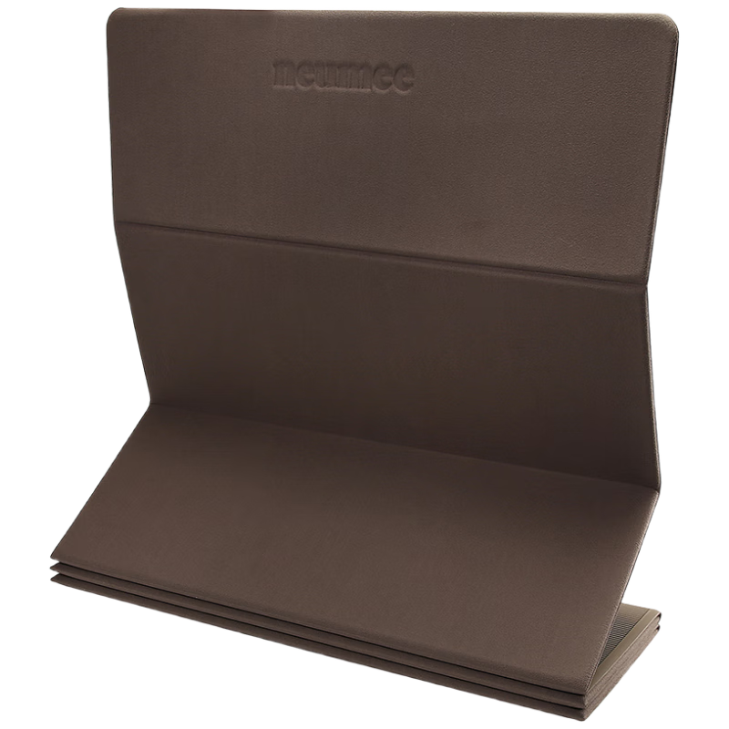 Neumee Foldable Portable Yoga Mat Non-Slip Shock Absorption Silent Eco-Friendly Home Exercise Mat Brown Sports Mat Gift for Men and Women