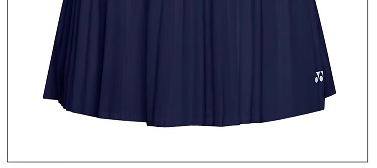 YONEX Women's Breathable Badminton Skirt 220085BCR Navy Blue L 2