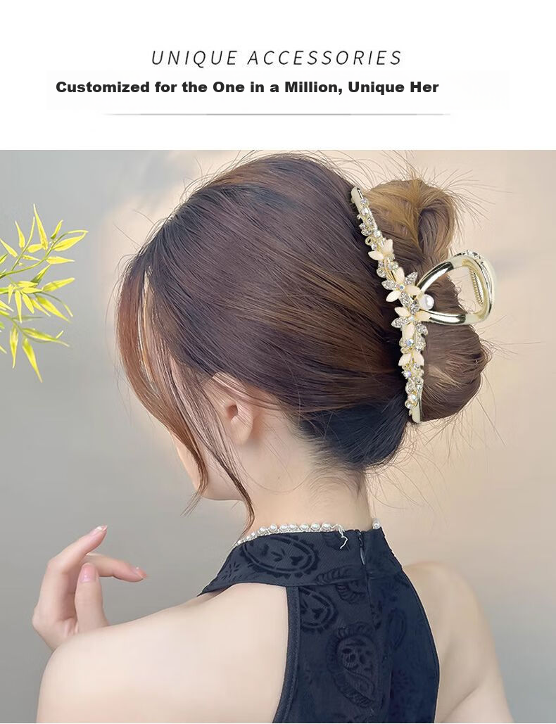 GUNAI Hair Clip Women's 2026 Premium Shark Clip Hairpin Hair Accessories Birthday Gift for Girlfriend 2