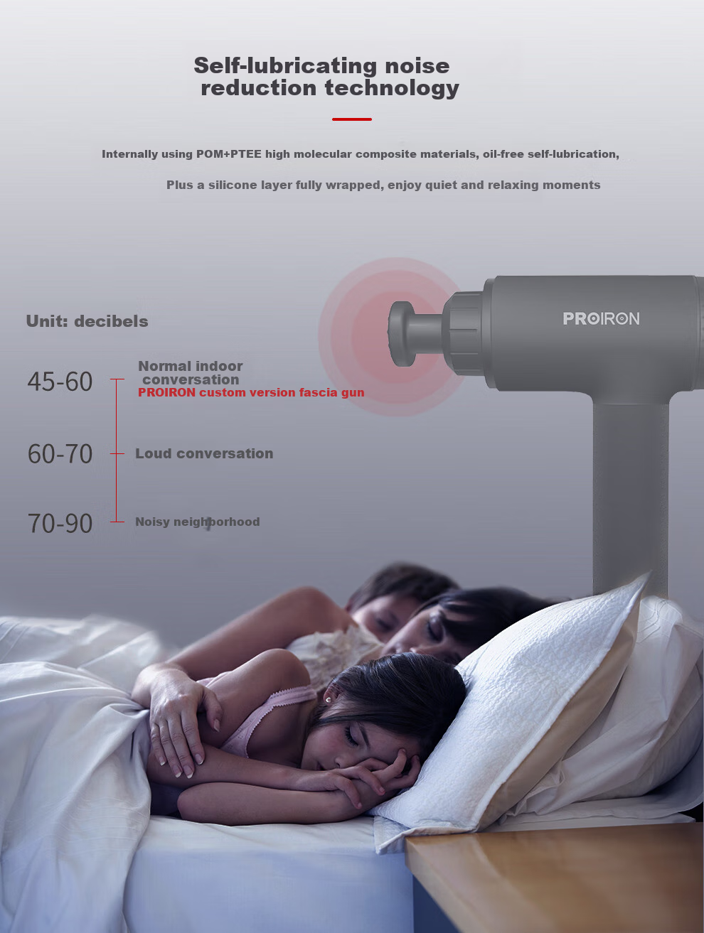 PROIRON Puli'ai Professional Massage Gun for Sports, Home Use, Muscle Relaxation And Full Body Massage 4
