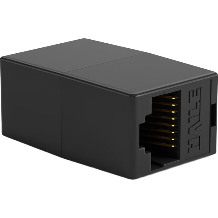 Сетевой соединитель HAILE HT-300E, Gigabit Ethernet, прямой, модуль с двумя портами RJ45, совместимый с Cat5e/Cat6