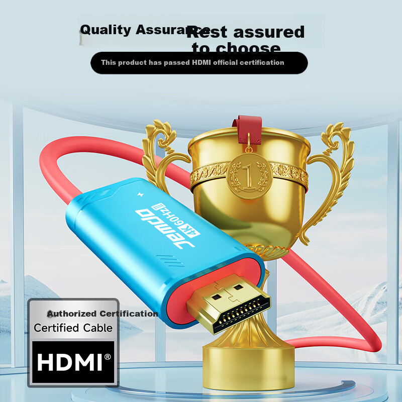 Кабель-адаптер Jemdo Type-C на HDMI, 4K@60Hz, PD 100W, для Nintendo Switch, iPad, ноутбука, 2м