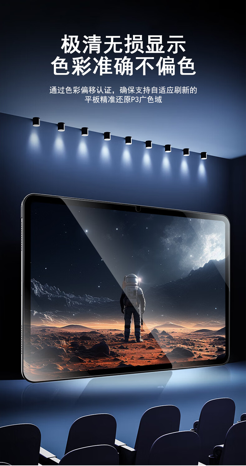 ALittleFlower AR Anti-Reflective Tempered Glass Screen Protector for Xiaomi 7s Pro 12.5-inch 2025 XiaoMi Tablet Full Screen HD Protective Film 4