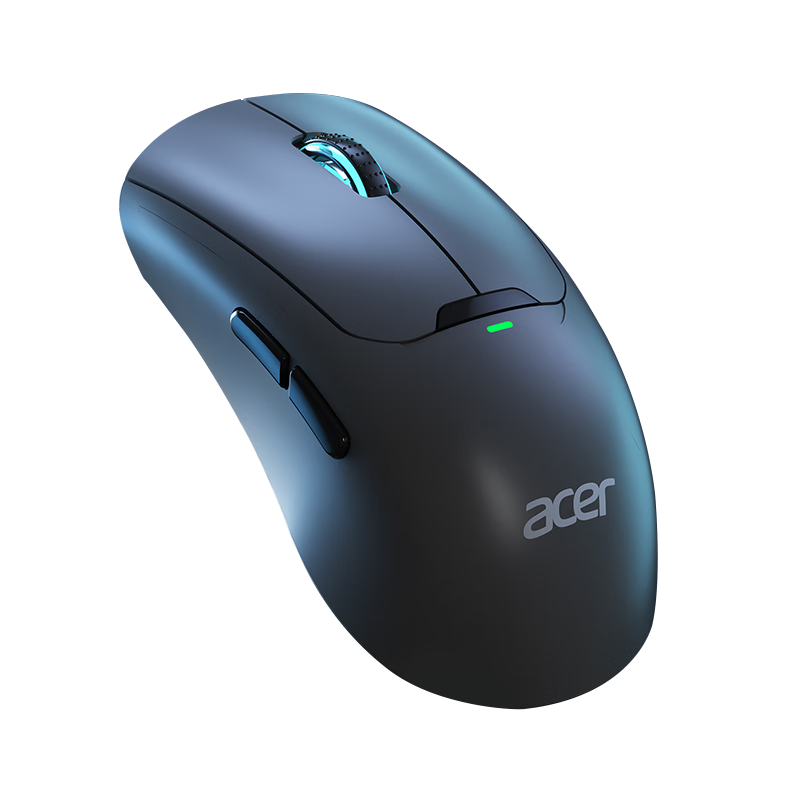Acer Wireless Bluetooth Tri-Mode Rechargeable Mouse, Long Battery Life, RGB Gaming Mouse, Macro Programming, Computer Laptop Desktop Mouse, OMR238-Black