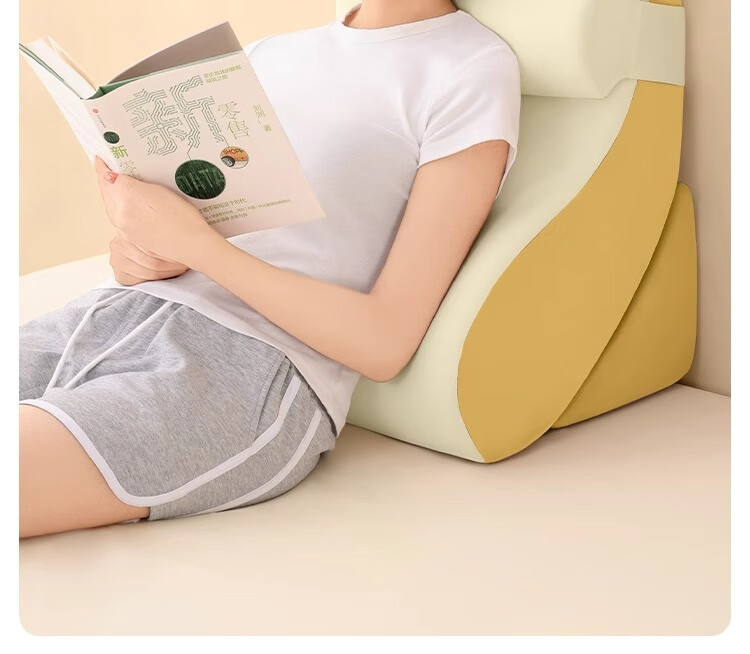 Nila Bed Headrest Cushion Backrest Pillow Large Backrest Cushion Neck and Waist Support Maternity Bed Backrest Sofa Recliner Pillow 1