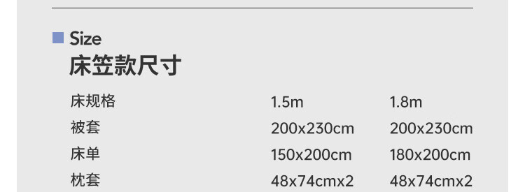 MINISO 100% Pure Cotton Four-Piece Bedding Set, All-Cotton Bedsheet And Duvet Cover, 200*230cm, for 1.5/1.8 Meter Bed 3