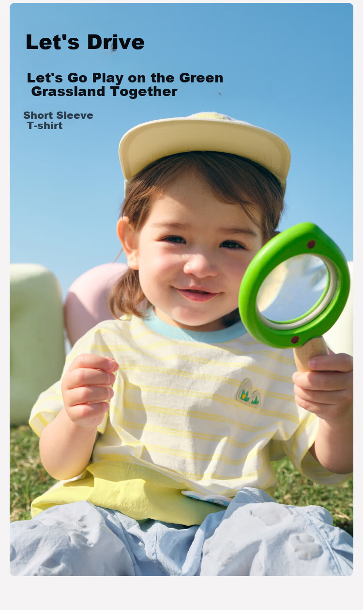 BALABALA Children's Clothing, Baby Short-Sleeve T-Shirt, for Boys And Girls, 2026 New Summer Style, Infant Top, Pure Cotton Clothes for Boys 1