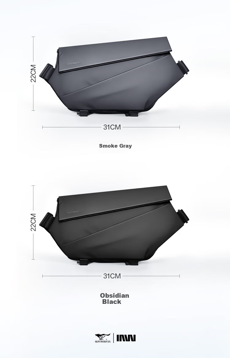 SEPTWOLVES Magnetic Buckle Crossbody Bag for Men, Portable Motorcycle Casual Sports Chest Pack, Cycling Messenger Bag, Birthday Gift for Me 13
