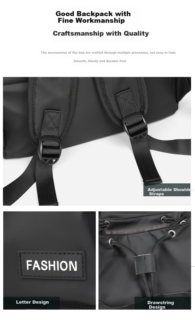 Viney Backpack for Men And Women, Japanese-Style Trendy Brand Large Capacity Casual Travel Bag Cool Schoolbag for Middle School And College Students 5
