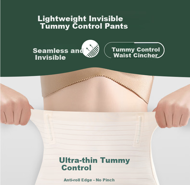 YUZHAOLIN 2-Pack High Waist Tummy Control Shaping Panties for Women Waist Slimming Hip Lift Thin Postpartum Body Shaping Underwear Spring Summer 1